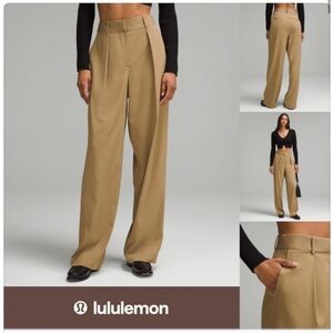 New Lululemon Pleat-Front High-Rise Trouser
Regular